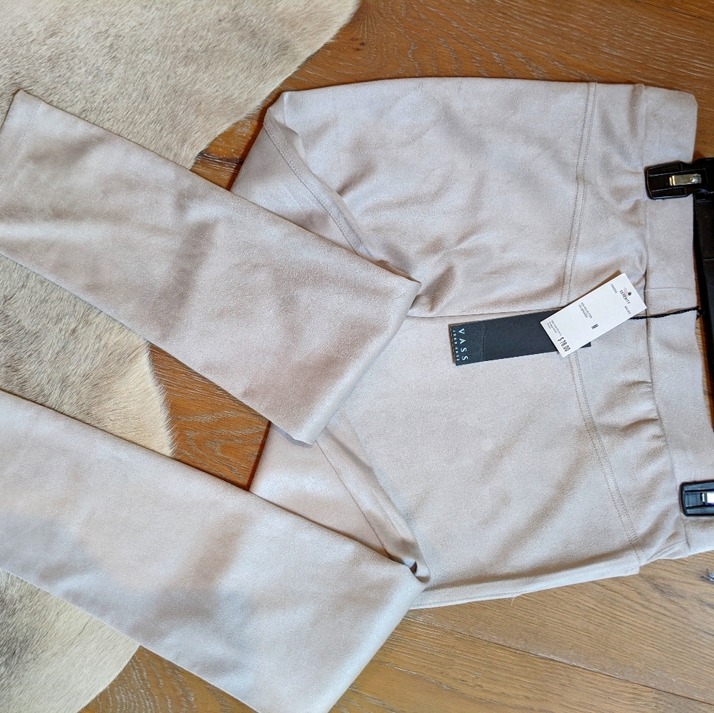 Micro suede pants